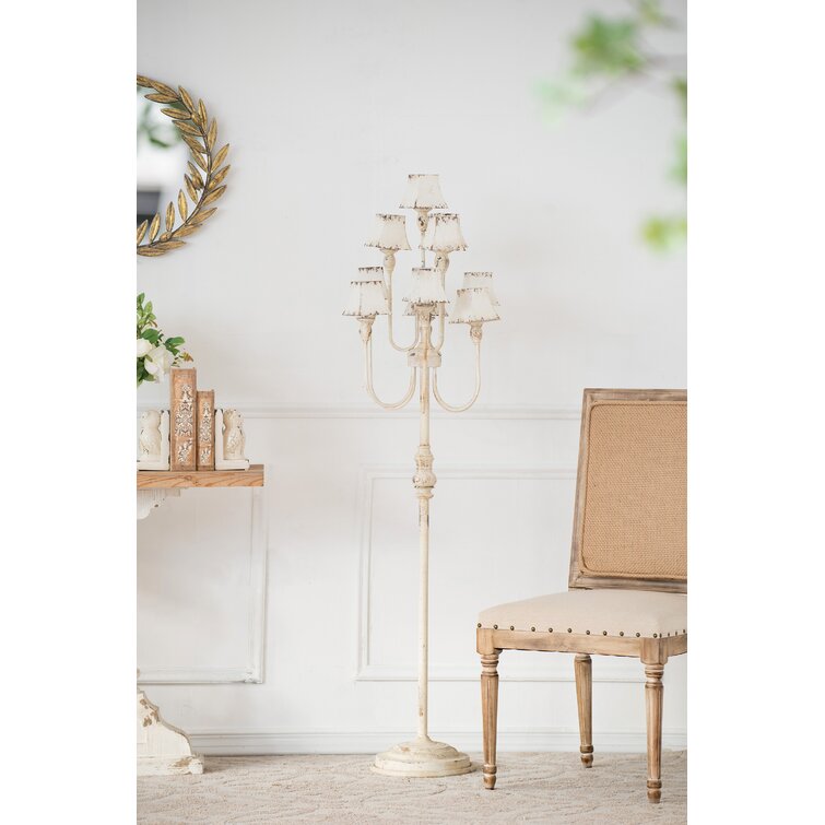 Shabby chic floor sales lamp